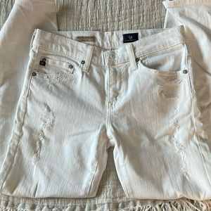 AG white jeans